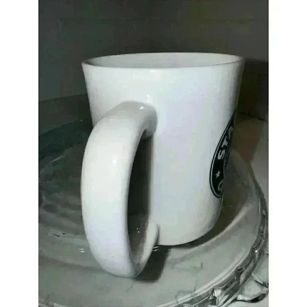 Starbucks 2006 White Coffee Mug Cup Mermaid Logo